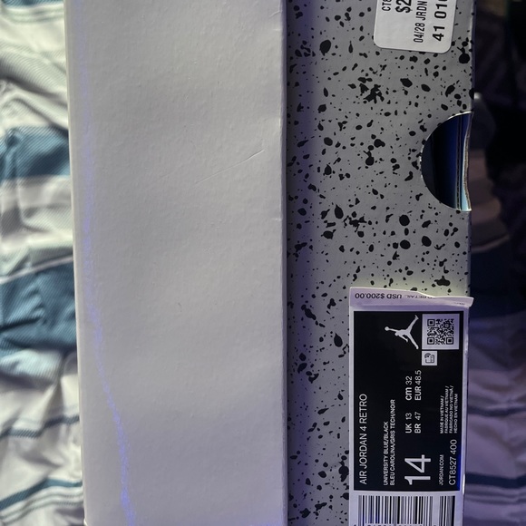 Jordan retro 4 university blue - Picture 11 of 11